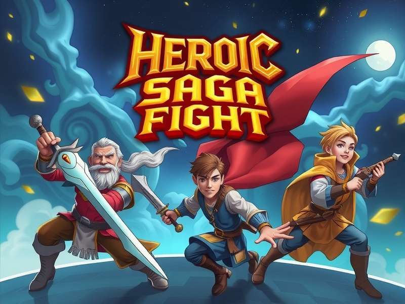 Heroic Saga Fight Game Banner